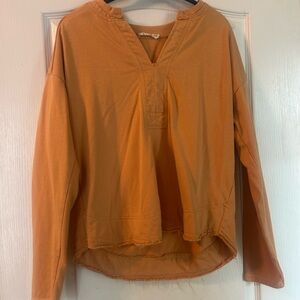Women's New In Orange Long Sleeve Top